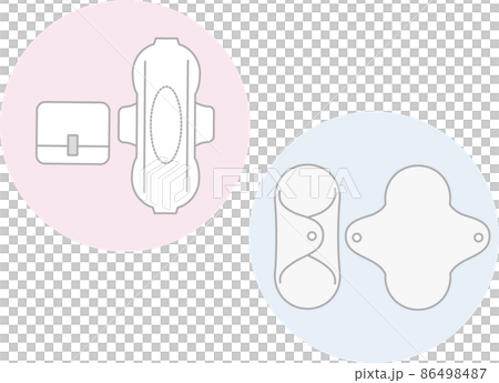 生理用品のイラスト 生理用品のイラスト 86498487