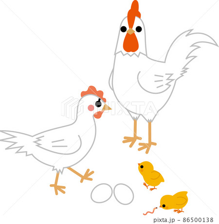 鶏とひよこと卵 86500138