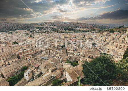 Scicli in Sicily urban view Scicli in Sicily urban view 86500800