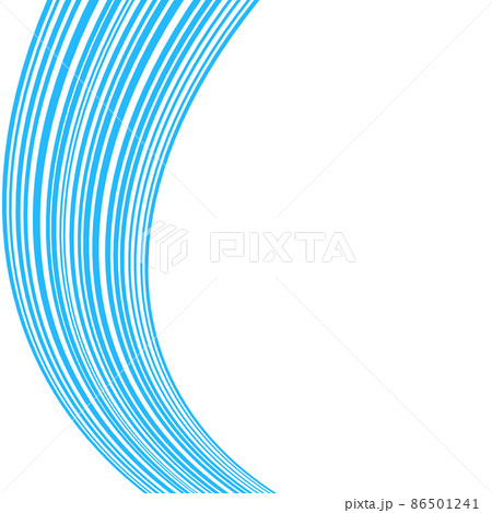 グラフィック素材　巨大な多重リング（1_5）　ライトブルー 86501241