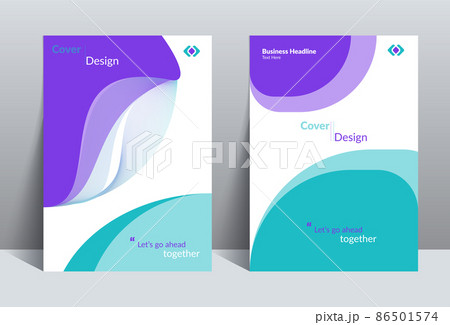 Clean and modern Cover Design Template 86501574