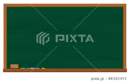 黒板 緑（グリッド） 86502455
