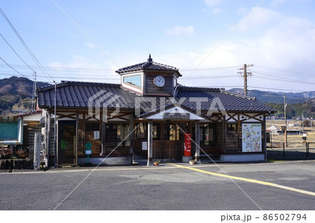 岡山県津山市JR因美線　美作加茂駅 駅舎 86502794