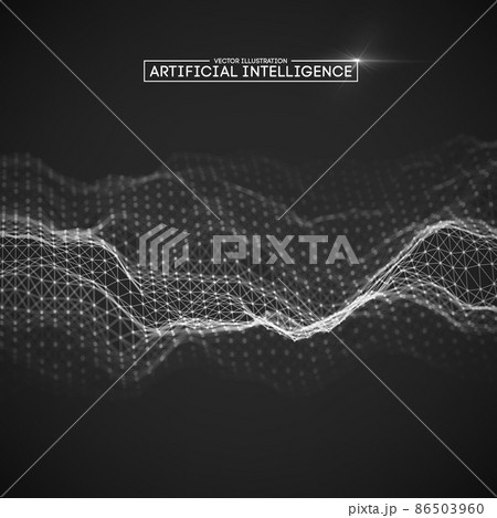 Artificial intelligence communication network. Digital science technology concept. Business network vector illustration. Artificial intelligence communication network. Digital science technology concept. Business network vector illustration. 86503960