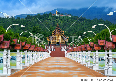 Ho kham luang northern thai style in Royal Flora ratchaphruek in Chiang Mai,Thailand. 86505258