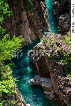 岐阜県関市川浦渓谷(かおれけいこく) 岐阜県関市川浦渓谷(かおれけいこく) 86508271