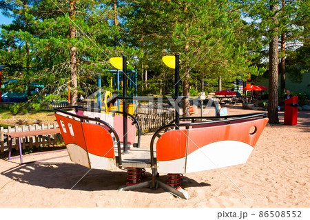A children's playground A children's playground 86508552