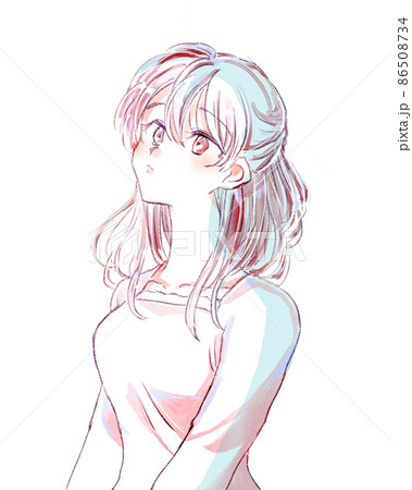 切ない気な女性 切ない気な女性 86508734