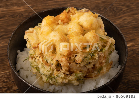 小柱かき揚げ丼 小柱かき揚げ丼 86509183