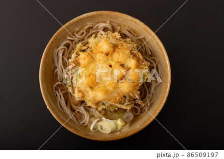 小柱かき揚げ蕎麦 小柱かき揚げ蕎麦 86509197