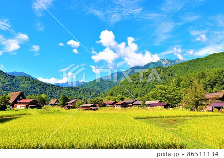 白川郷の風景 白川郷の風景 86511134