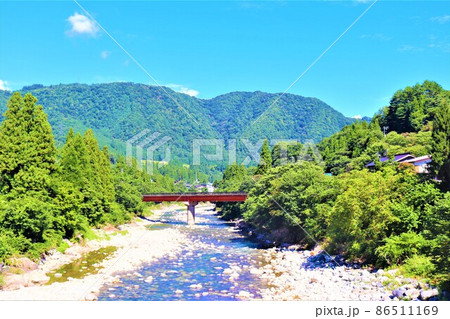 白川郷の風景 86511169