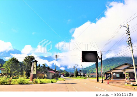 白川郷の風景 86511208