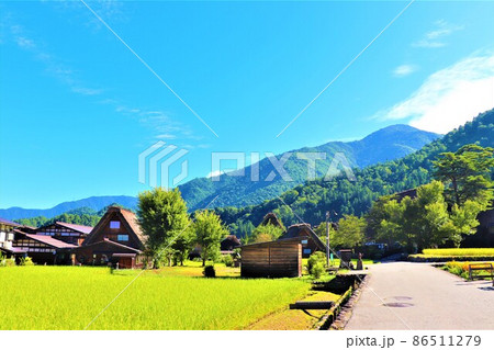 白川郷の風景 白川郷の風景 86511279