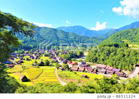 白川郷の風景 白川郷の風景 86511324