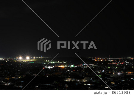《島根県》奉納山公園から眺める夜の風景【11月】 86513983