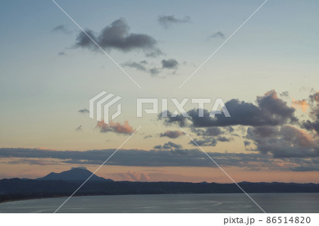《島根県》奉納山公園から眺める夕方の風景【11月】 《島根県》奉納山公園から眺める夕方の風景【11月】 86514820