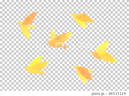 一隻拍打的鳥的水彩插圖 86515124