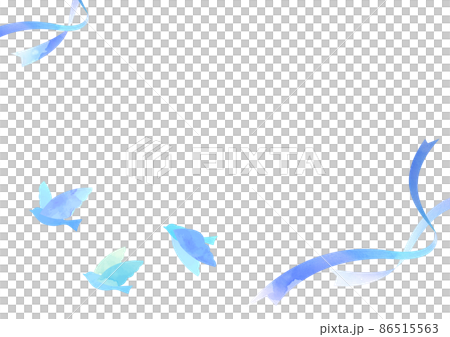 一隻拍打的鳥的水彩插圖 一隻拍打的鳥的水彩插圖 86515563