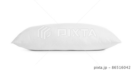 Blank soft new pillow isolated on white Blank soft new pillow isolated on white 86516042