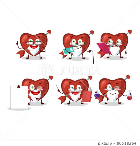 Professor cupid love arrow academic cartoon character working on laboratory Professor cupid love arrow academic cartoon character working on laboratory 86518264