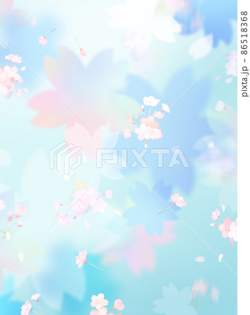 さわやかな桜の背景 86518368