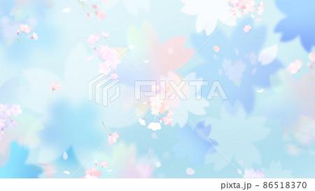 さわやかな桜の背景 86518370