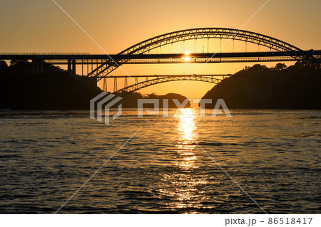 西海橋の朝日 西海橋の朝日 86518417