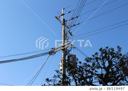 電柱 電気 供給 電柱 電気 供給 86519497