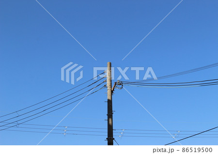 電柱 電気 供給 電柱 電気 供給 86519500