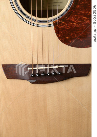 アコースティックギターのブリッジ（ギター各部の名称） 86520906