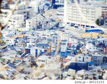 池田市内　五月山から見える風景 86523233