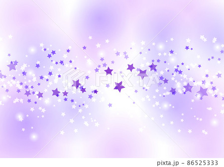 星のほわほわ背景紫ヨコ 星のほわほわ背景紫ヨコ 86525333