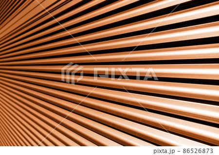アルミニウムのルーバーの背景パターンテクスチャ素材_s_06 86526873