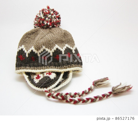 手編みの帽子 手編みの帽子 86527176