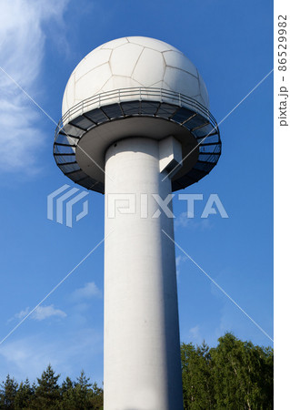 Aeronautical meteorological observations station tower. 86529982