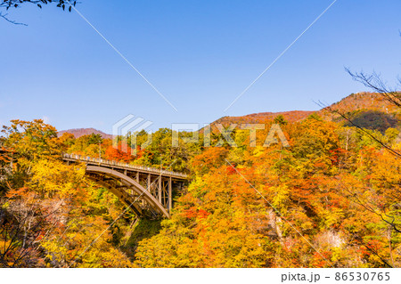 【宮城県】紅葉の鳴子峡 86530765