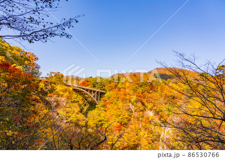 【宮城県】紅葉の鳴子峡 【宮城県】紅葉の鳴子峡 86530766