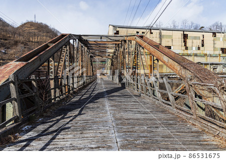足尾銅山にある古河橋 足尾銅山にある古河橋 86531675