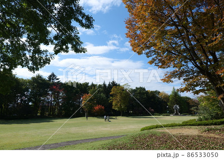 岩手県　北上市　詩歌文学館　公園 86533050