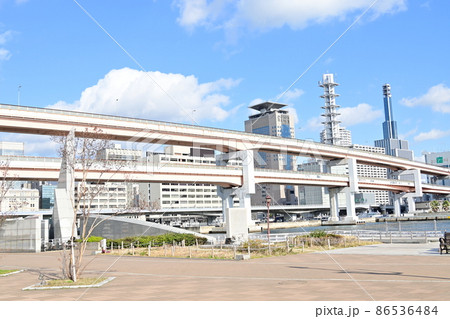 神戸港付近の浜手バイパス 神戸港付近の浜手バイパス 86536484