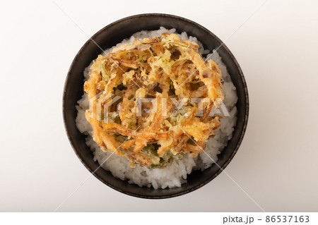 野菜かき揚げ丼 86537163