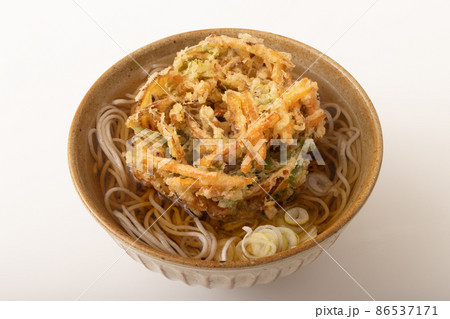 野菜かき揚げ蕎麦 野菜かき揚げ蕎麦 86537171