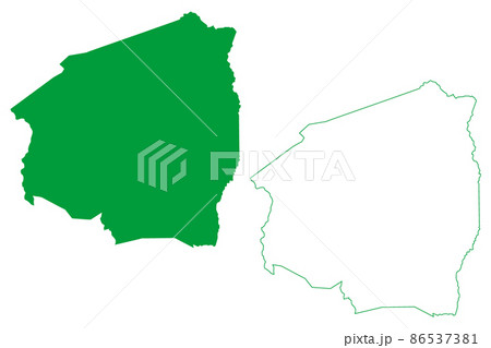 Uaua municipality (Bahia state, Municipalities of Brazil, Federative Republic of Brazil) map vector illustration, scribble sketch Uaua map Uaua municipality (Bahia state, Municipalities of Brazil, Federative Republic of Brazil) map vector illustration, scribble sketch Uaua map 86537381