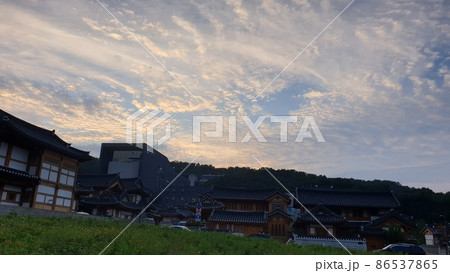 韓屋村 午後 空 86537865