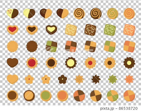 Various cookies 86538720