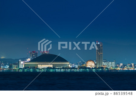 志賀島から見る福岡の都市夜景 86539548