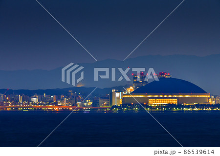 志賀島から見る福岡の都市夜景 86539614