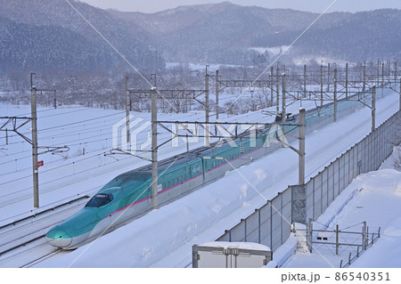 北海道新幹線 湯の里知内(信) JR東日本 E5系 U9編成(仙台) はやぶさ 北海道新幹線 湯の里知内(信) JR東日本 E5系 U9編成(仙台) はやぶさ 86540351