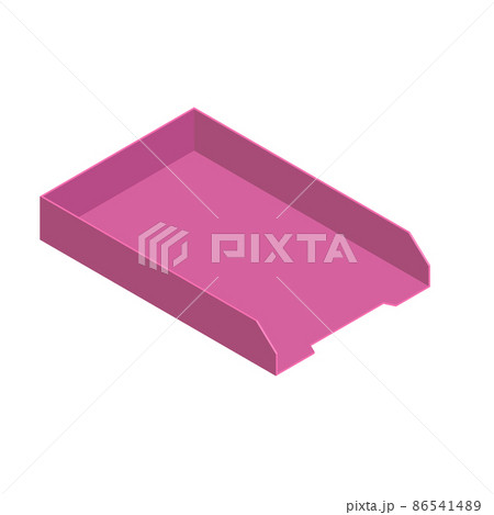 Empty Letter Trays Desktop Accessories. Office stationery Empty Letter Trays Desktop Accessories. Office stationery 86541489